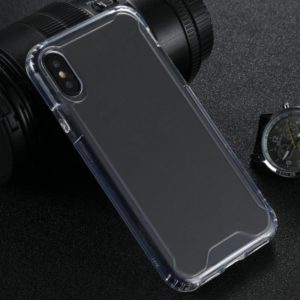 For iPhone X / XS Four-corner Shockproof Transparent TPU + PC Protective Case (OEM)