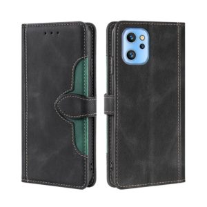 For UMIDIGI A13/A13 Pro/A13S Stitching Skin Feel Magnetic Buckle Horizontal Flip PU Leather Case(Black) (OEM)
