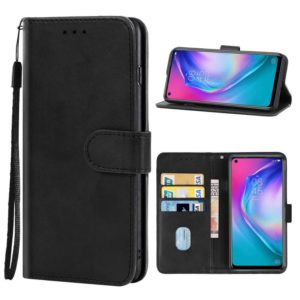 Leather Phone Case For TECNO Camon 16 SE(Black) (OEM)