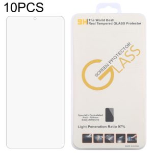 10 PCS 0.26mm 9H 2.5D Tempered Glass Film For TCL 10 SE (OEM)