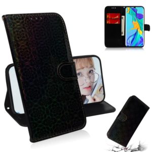 For Huawei P30 Pro Solid Color Colorful Magnetic Buckle Horizontal Flip PU Leather Case with Holder & Card Slots & Wallet & Lanyard(Black) (OEM)