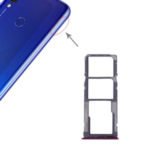 SIM Card Tray + SIM Card Tray + Micro SD Card for Xiaomi Redmi 7 (Magenta) (OEM)