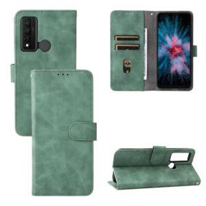 For TCL 20 XE Skin Feel Magnetic Flip Leather Phone Case(Green) (OEM)