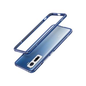 For Vivo iQOO 5 & 5 Pro Aluminum Alloy Shockproof Protective Bumper Frame(Dark Blue) (OEM)