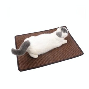 Cat Scratch Pad Pet Supplies Carpet Sleeping Mat Cat Placemat, Random Color Delivery, Specification: Overlock 30x40cm (OEM)