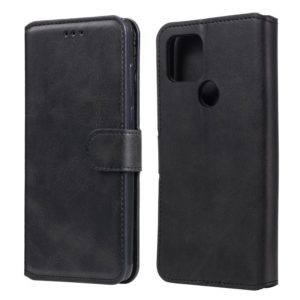 For Google Pixel 5 XL / Pixel 4a 5G Classic Calf Texture PU + TPU Horizontal Flip Leather Case, with Holder & Card Slots & Wallet(Black) (OEM)