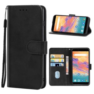For UMIDIGI A3S Leather Phone Case(Black) (OEM)