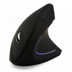 Battery Version Wireless Mouse Vertical 2.4GHz Optical Mouse (Black) (OEM)