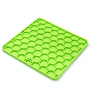 Silicone Pet Supplies Sucker Slow Food Pad(Green) (OEM)