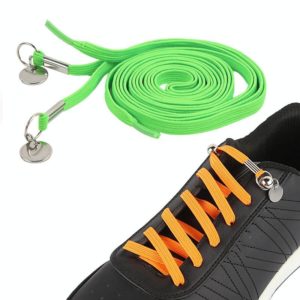 1 Pair Sports Casual Color Stretch Free Shoe Lace(Green) (OEM)