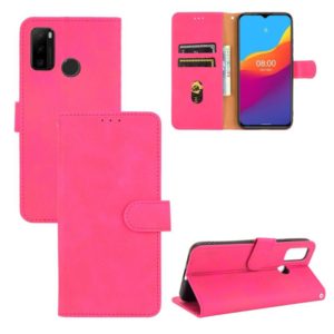 For Ulefone Note 10 Solid Color Skin Feel Magnetic Buckle Horizontal Flip Calf Texture PU Leather Case with Holder & Card Slots & Wallet(Rose Gold) (OEM)