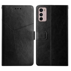 For Motorola Moto G42 Y Stitching Horizontal Flip Leather Phone Case(Black) (OEM)