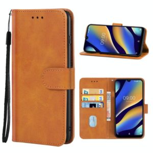 Leather Phone Case For Wiko View3(Brown) (OEM)
