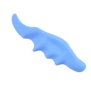 Silicone Thumb Bump Massager Muscle Relaxation Massage Fascia Device, Specification: Thumb Blue (OEM)