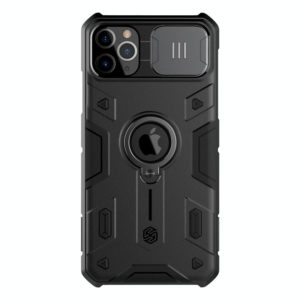 For iPhone 11 Pro Max NILLKIN Shockproof CamShield Armor Protective Case with Invisible Ring Holder(Black) (NILLKIN) (OEM)