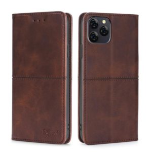 For Blackview A95 Cow Texture Magnetic Horizontal Flip Leather Phone Case(Dark Brown) (OEM)