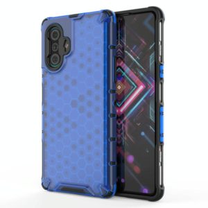 For Xiaomi Redmi K40 Gaming Shockproof Honeycomb PC + TPU Protective Case(Blue) (OEM)