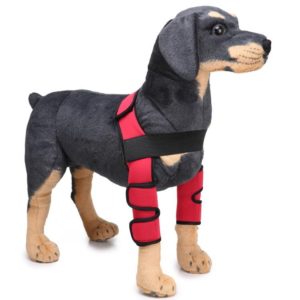 Pet Dog Leg Knee Guard Surgery Injury Protective Cover, Size: M(Classic Model (Red)) (OEM)