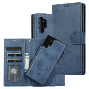 For Samsung Galaxy Note10+ Retro 2 in 1 Detachable Magnetic Horizontal Flip TPU + PU Leather Case with Holder & Card Slots & Photo Frame & Wallet(Sky Blue) (OEM)