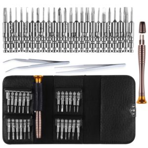 27 in 1 Magnetic Suction Portable Wallet Type Screw Driver Set Mobile Phone Tablet Maintenance Tool (OEM)