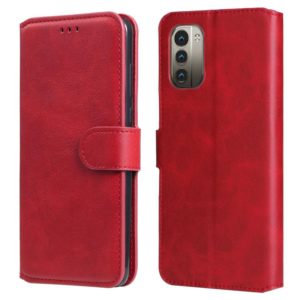 For Nokia G21 / G11 Classic Calf Texture Flip Leather Phone Case(Red) (OEM)