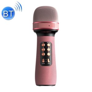 WS898 Live Wireless Bluetooth Microphone with Audio Function(Pink) (OEM)