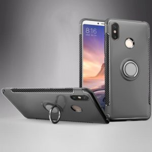 Magnetic 360 Degree Rotation Ring Holder Armor Protective Case for Xiaomi Mi Max 3 (Grey) (OEM)