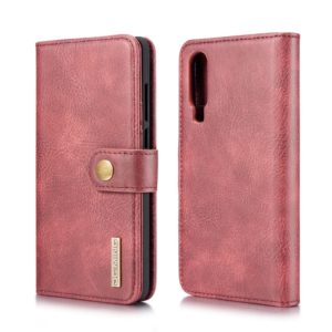 DG.MING Crazy Horse Texture Flip Detachable Magnetic Leather Case for Huawei P30, with Holder & Card Slots & Wallet (Red) (DG.MING) (OEM)