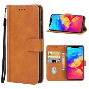Leather Phone Case For Infinix Hot 7(Brown) (OEM)