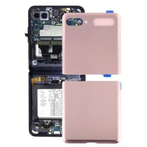 For Samsung Galaxy Z Flip 5G SM-F707 Battery Back Cover (Pink) (OEM)