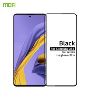 For Galaxy A71 MOFI 9H 2.5D Full Screen Tempered Glass Film(Black) (MOFI) (OEM)