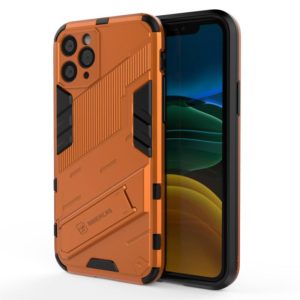 For iPhone 11 Punk Armor 2 in 1 PC + TPU Shockproof Case with Invisible Holder (Orange) (OEM)