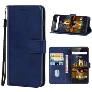 For CUBOT Max 3 Leather Phone Case(Blue) (OEM)