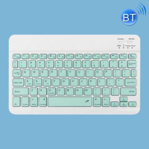 Universal Ultra-Thin Portable Bluetooth Keyboard and Mouse Set For Tablet Phones, Size:10 inch(Green Keyboard) (OEM)