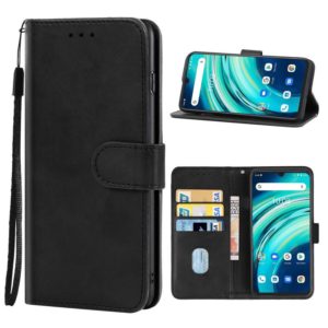 Leather Phone Case For UMIDIGI A9 Pro / A9 Pro 2021 (Black) (OEM)