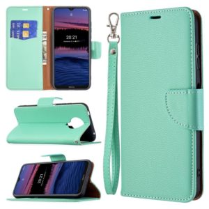 For Nokia G20 / G10 Litchi Texture Pure Color Horizontal Flip Leather Case with Holder & Card Slots & Wallet & Lanyard(Green) (OEM)
