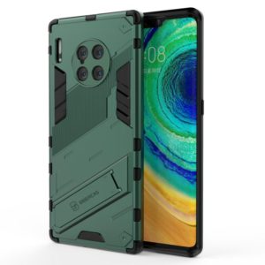 For Huawei Mate 30 Pro Punk Armor 2 in 1 PC + TPU Shockproof Case with Invisible Holder(Green) (OEM)