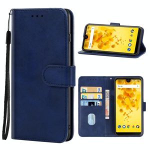 Leather Phone Case For Wiko View 2(Blue) (OEM)