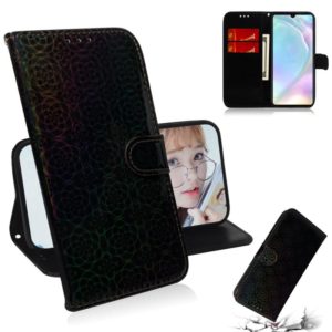 For Huawei P30 Solid Color Colorful Magnetic Buckle Horizontal Flip PU Leather Case with Holder & Card Slots & Wallet & Lanyard(Black) (OEM)