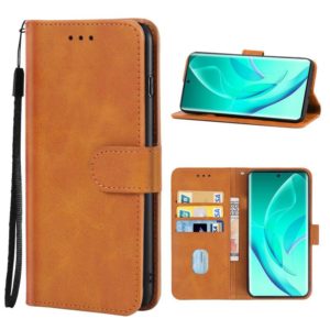 For Honor 60 Leather Phone Case(Brown) (OEM)