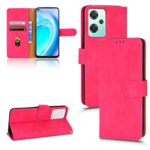 For OnePlus Nord CE 2 Lite 5G Skin Feel Magnetic Flip Leather Phone Case(Rose Red) (OEM)