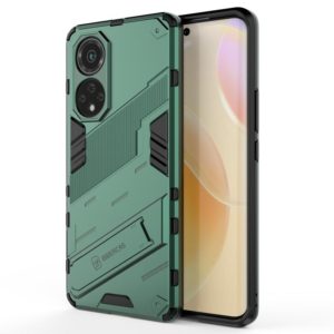 For Huawei nova 9 Punk Armor 2 in 1 PC + TPU Shockproof Case with Invisible Holder(Green) (OEM)