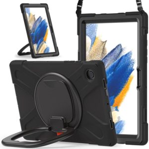 For Samsung Galaxy Tab A8 10.5 2021 Silicone + PC Tablet Case(Black + Black) (OEM)
