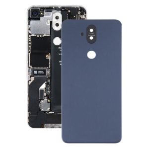 Grass Material Battery Back Cover With Camera Lens for Asus Zenfone 5 Lite ZC600KL(Blue) (OEM)