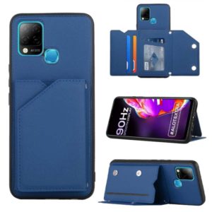 For Infinix Hot 10S / 10T / 10S NFC Skin Feel PU + TPU + PC Phone Case(Blue) (OEM)