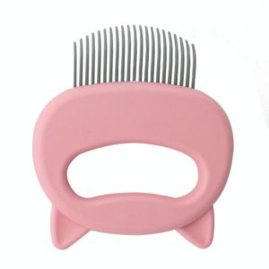 Pet Lice Comb Cat Hair Removal Comb Pet Massage Supplies(Pink) (OEM)