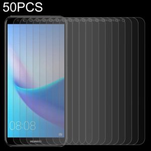 50 PCS 0.26mm 9H 2.5D Tempered Glass Film For Huawei Y7 Prime (OEM)