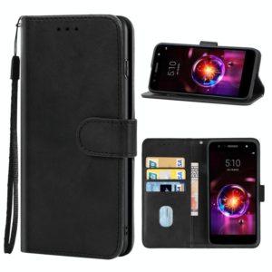 Leather Phone Case For LG X5 (2018)(Black) (OEM)