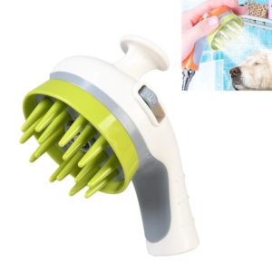Pet Shower Shower Brush with Non-slip Handle Nozzle(White) (OEM)