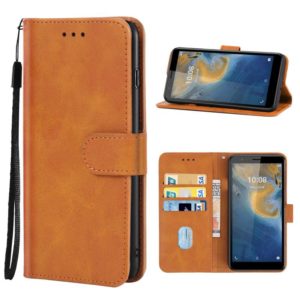Leather Phone Case For ZTE Blade A31 Lite(Brown) (OEM)